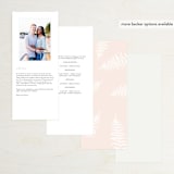 "beautiful posies" - Wedding Programs in Fresh by Phrosné Barwood - Back of Card Options