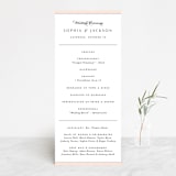 "Classical" - Wedding Programs in Blush by Michelle Taylor - Front