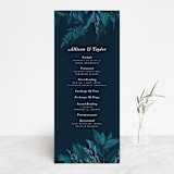 "Moonlit Garden" - Wedding Programs in Twilight by GeekInk Design - Front