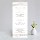 "Barnwood" - Wedding Programs in Ash by Hooray Creative - Front