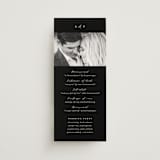 "Classically Us" - Wedding Programs in Cotton by Simona Camp - Front