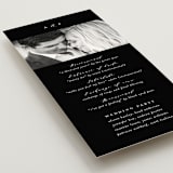 "Classically Us" - Wedding Programs in Cotton by Simona Camp - Detail
