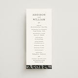 "As if a Dream" - Wedding Programs in Cloud by Pine Street Creative - Front