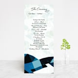 "Drops" - Wedding Programs in Sea by Bethania Lima - Front