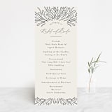 "FancySchmancy" - Wedding Programs in Classic by Jen Owens - Front