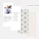"FancySchmancy" - Wedding Programs in Classic by Jen Owens - Back of Card Options