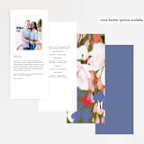 "romance in spring" - Wedding Programs in Olive by Angela Marzuki - Back of Card Options