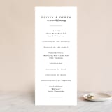 "Photographed" - Wedding Programs in Ecru by Creo Study - Front