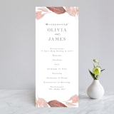 "Fallen" - Wedding Programs in Rust by Creo Study - Front