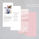 "Fallen" - Wedding Programs in Rust by Creo Study - Back of Card Options