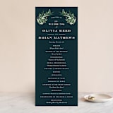 "Fresh Greenery" - Wedding Programs in Mystic Forest by Jennifer Postorino - Front