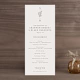 "Herb Garden" - Wedding Programs in Taupe by Sarah Brown - Front