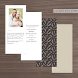 "Herb Garden" - Wedding Programs in Taupe by Sarah Brown - Back of Card Options