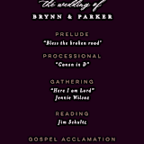 "Fall Floral" - Wedding Programs in Mauve by Alethea and Ruth - Detail