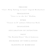 "calisson" - Wedding Programs in Mist by chocomocacino - Detail