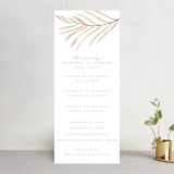 "In The Fall" - Wedding Programs in Slate by Ashlee Townsend - Front