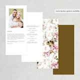 "Beautiful Spring" - Wedding Programs in Spring by Phrosné Barwood - Back of Card Options