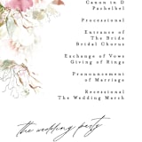 "Beautiful Spring" - Wedding Programs in Spring by Phrosné Barwood - Detail