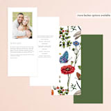 "Svelte" - Wedding Programs in Ivory by Erin Hodges - Back of Card Options