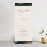 "Love Story" - Wedding Programs in Turquoise by Kate Ahn - Front