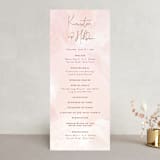 "dawning" - Wedding Programs in Sunrise by Jennifer Wick - Front