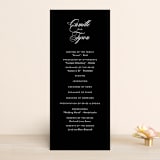 "our moment" - Wedding Programs in Tuxedo by Jill Means - Front
