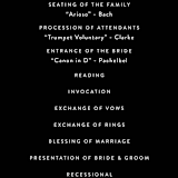 "our moment" - Wedding Programs in Tuxedo by Jill Means - Detail