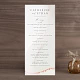 "cultured pearl" - Wedding Programs in Pearl by Erin Deegan - Front