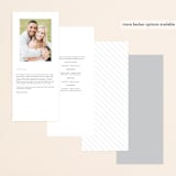 "Peaceful Garden" - Wedding Programs in Deep Sea by Jill Means - Back of Card Options