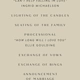 "Modern Leaves" - Wedding Programs in Smoked by Shannon Chen of Four Wet Feet Studio - Detail