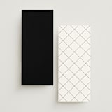 "Organza" - Wedding Programs in Linen by Jill Means - Back of Card Options