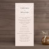 "AND" - Wedding Programs in Sunkissed by Jill Means - Front