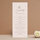 "hazelnut" - Wedding Programs in Fawn by chocomocacino - Front
