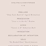 "hazelnut" - Wedding Programs in Fawn by chocomocacino - Detail