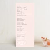 "legacy" - Wedding Programs in Pebble by Leia Matt - Front