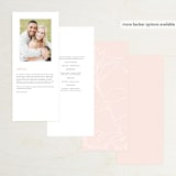 "legacy" - Wedding Programs in Pebble by Leia Matt - Back of Card Options