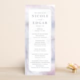"Lavender fields" - Wedding Programs in Lavender by Hooray Creative - Front