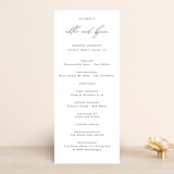 "chloe " - Wedding Programs in Silk by Kelly Schmidt - Front