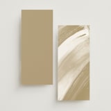 "oval" - Wedding Programs in Natural by Leah Bisch - Back of Card Options