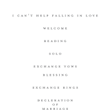 "The Field Of Love" - Wedding Programs in Evergreen by Petra Kern - Detail
