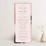 "Soft Overlay" - Wedding Programs in Cloud by Mansi Verma - Front