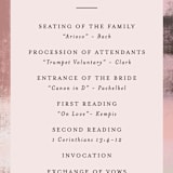 "Soft Overlay" - Wedding Programs in Cloud by Mansi Verma - Detail