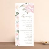 "beautiful peonies" - Wedding Programs in Spring by Phrosné Barwood - Front