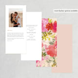 "Delightful" - Wedding Programs in Delight by Phrosné Barwood - Back of Card Options