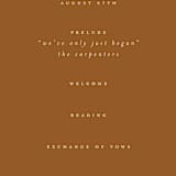 "Modern Traditionalist" - Wedding Programs in Butterscotch by Morgan Kendall - Detail