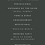"Midtown" - Wedding Programs in Stone by Hudson meet Rose - Detail
