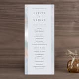 "Evelyn" - Wedding Programs in Capri by Nicole Walsh - Front