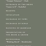 "Modern Bookmark" - Wedding Programs in Cactus by Jill Means - Detail
