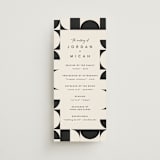 "Kenai" - Wedding Programs in Shadow by Carly Reed Walker - Front