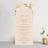 "Bohemian Pampas" - Wedding Programs in Sand by Kaydi Bishop - Front